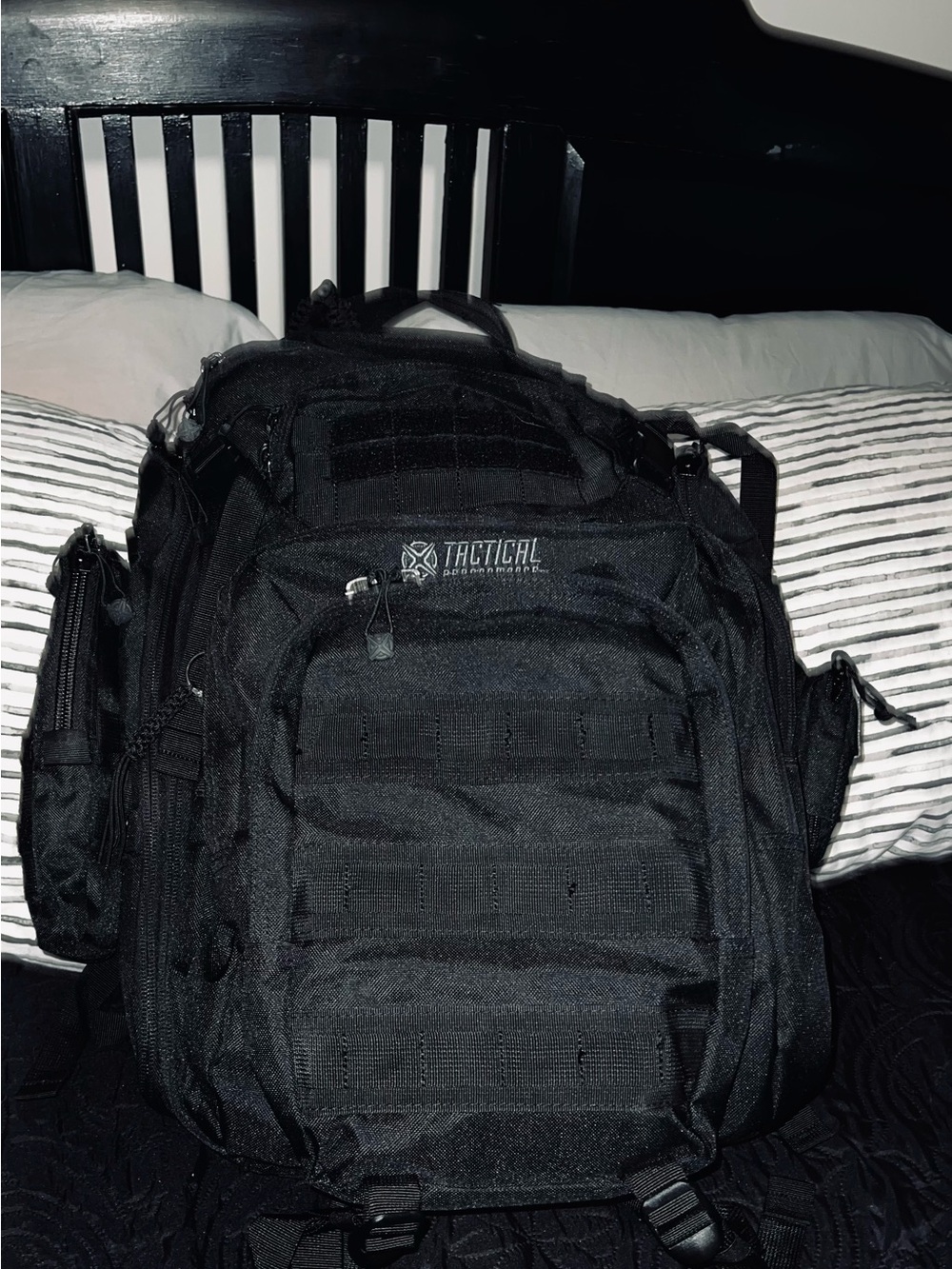 Black Tactical Backpack